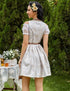 Damen Dirndl-Set 3-teilig | Kleid, Bluse & Schürze inklusive | Ideal für das Oktoberfest